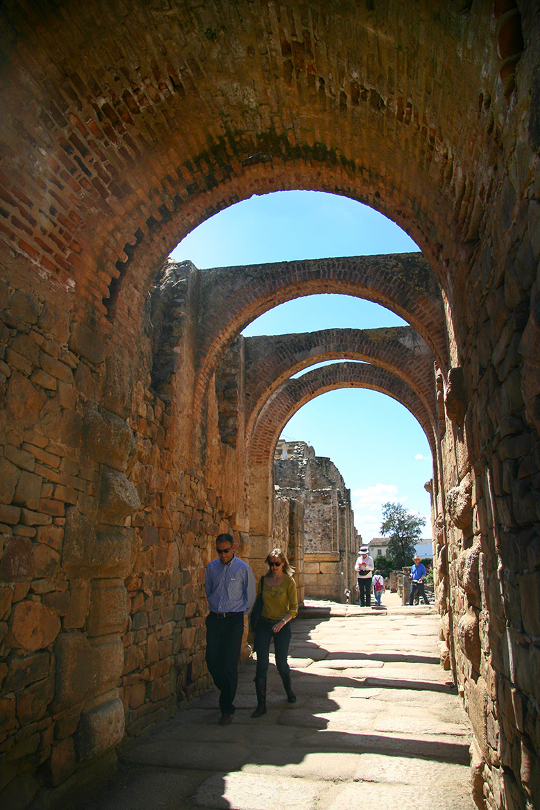 Anfiteatro romano de Mérida, la ruta de la Plata